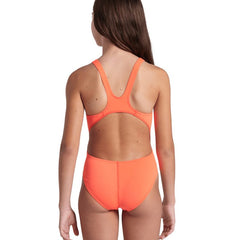 Costum Baie Fete G Arena Team Swimsuit Swim Solid Bright - Coral
