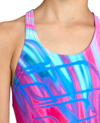 Costum înot fete Arena Shading Swimsuit Swim Pro Back