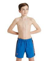 Short de baie pentru băieți Arena Beach Boxer Graphic