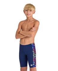 Costum Baie Băieți B Carnival Swim Jammer (navy-navy multi)