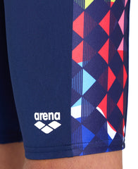 Costum Baie Băieți B Carnival Swim Jammer (navy-navy multi)