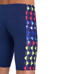 Costum Baie Băieți B Carnival Swim Jammer (navy-navy multi)