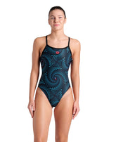 Costum baie Femei Arena Fireflow Swimsuit Challenge