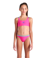 Costum înot Fete Arena Two Pieces Solid (roz)