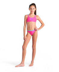 Costum înot Fete Arena Two Pieces Solid (roz)