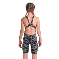 Costum baie fete Arena Printed Fulld Body (Black)