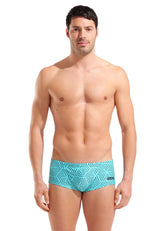 Slip bărbați Arena Swim Low Waist Short Allover (Water Maze)