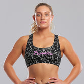 Bustieră Femei Funkita X Fit Crop Top - Texta Mess
