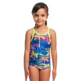 Costum înot Fete Funkita Printed One Piece - Palm A Lot
