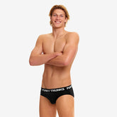 Chiloți lenjerie bărbați Funky Trunks Black Attack