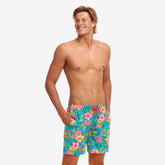 Pantaloni scurți Funky Trunks Long Johnny Beach Short - Blue Hawaii