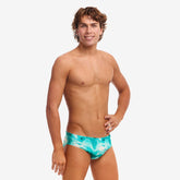 Slip adult Funky Trunks Classic Briefs - Teal Wave