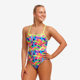 Costum înot Femei Funkita Single Strap One Piece - Curly Wurly