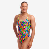 Costum înot Femei Funkita Diamond Back One Piece - Bright Birds