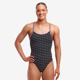 Costum menstrual înot Femei Funkita Diamond Secure One Piece - Summer Fish