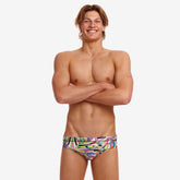 Slip adult Funky Trunks Seamed Swim Briefs - Scissor Kick