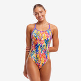 Costum Femei Funkita Diamond Back One Piece - Strike A Posy