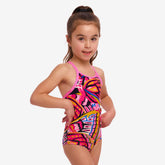 Costum înot Fete Funkita Printed One Piece - Lover Flies