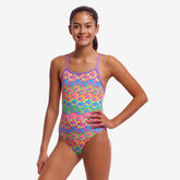 Costum înot Fete Funkita Single Strap One Piece - Jig Jag