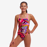 Costum înot fete Funkita Strapped In One Piece - Lover Flies
