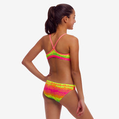 Costum înot Fete Funkita Racerback Two Piece - Melting Mayhem