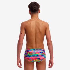 Slip băieți Funky Trunks Sidewinder - Free Foliage