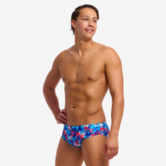 Slip adult Funky Trunks Classic Briefs - Messy Messy Messy