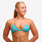 Bustieră înot Femei Funkita Tri Top - Go Flamingo!