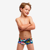 Slip copii Toddler Printed Funky Trunks - Palm Prism
