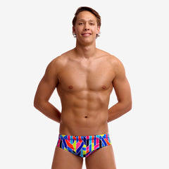 Slip adult Funky Trunks Classic Briefs - Fault Lines