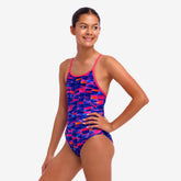 Costum Fete Funkita Diamond Back One Piece - Warped Waves