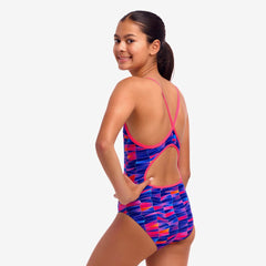 Costum Fete Funkita Diamond Back One Piece - Warped Waves