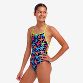Costum Fete Funkita Strapped In One Piece - Starry Night
