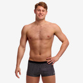 Slip înot bărbați Funky Trunks Square Trunks - Pin Stripe