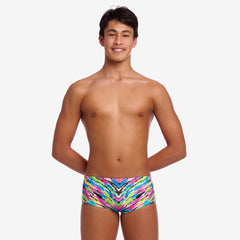 Slip băieți Funky Trunks Sidewinder - Happy Hide