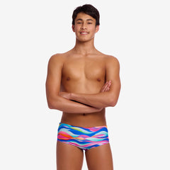 Slip băieți Funky Trunks Sidewinder - Royal Wave