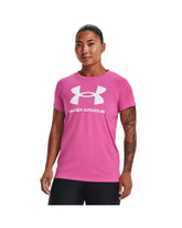 Tricou Femei SPORTSTYLE LOGO SS Under Armour (roz)