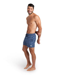Short de baie pentru bărbați Arena Beach Allover (Navy-Multi)