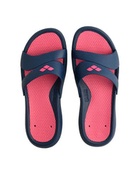 Papuci Femei arena Nina - Magenta-Navy