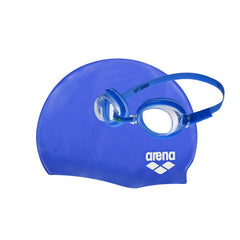 Set Cască + Ochelari arena Copii (albastru)