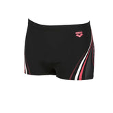 Boxeri Arena Barbati M One Serigraphy Short - Black Fluo Red