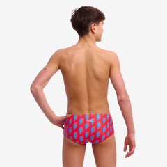 Slipi băieți Funky Trunks Sidewinder - Hot Volt