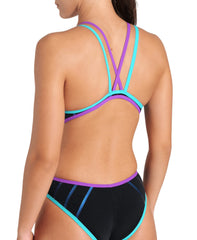 Costum de baie Femei Arena One - Metallic Paint