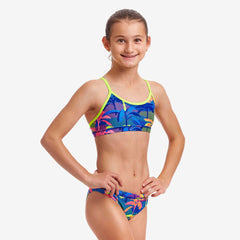 Costum înot Fete Funkita Racerback Two Piece - Palm a Lot
