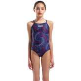 Costum de baie Fete Arena Fireflow Swimsuit Lightdrop Back