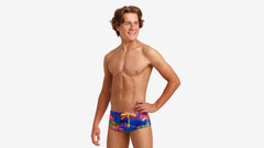 Slip băieți Funky Trunks Sidewinder - Palm A Lot