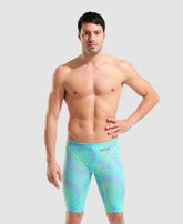 Jammer competiție bărbați Arena Powerskin ST Next Fireflow Seaglass Limited Edition