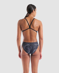 Costum de baie femei Arena Fireflow Swimsuit Challange Back