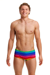 Slip bărbați Funky Trunks Sidewinder - Rainbow Racer