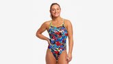Costum înot Femei Funkita Diamond Back One Piece - Happpy Jack